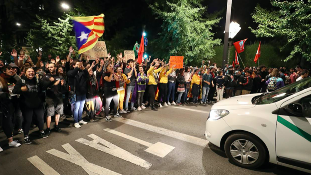 El Ayuntamiento de Granada afea la actuación policial durante la marcha contra la sentencia del «procés»