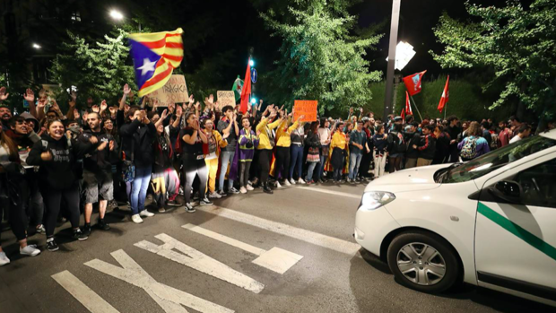 La Subdelegación del Gobierno en Granada expedienta a los manifestantes contra la sentencia del «procés»