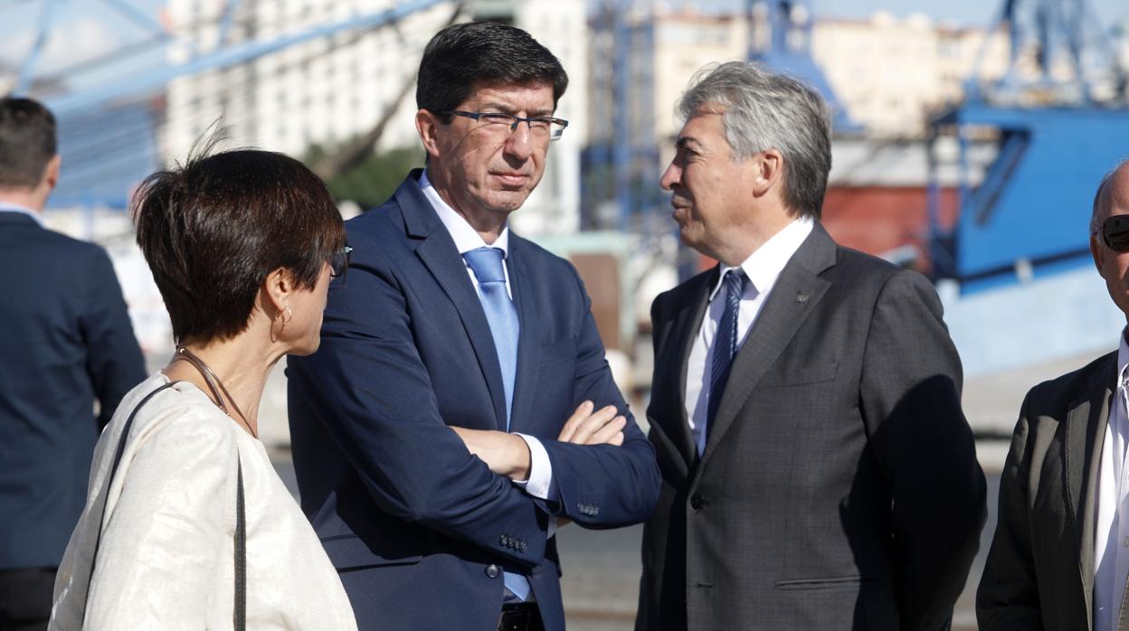 Juan Marín ha tranquilizado sobre el Brexit en Málaga