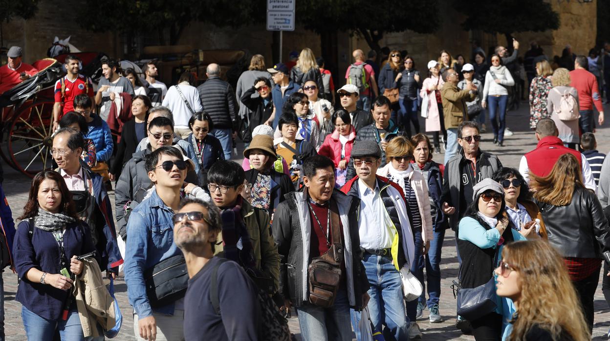 Turistas en el casco histórico de Córdoba