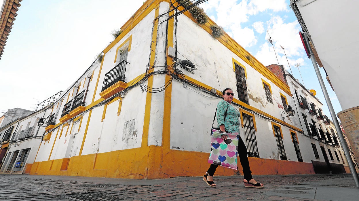 Casa abandonada en el barrio de San Agustín