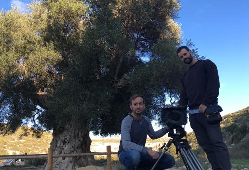 Juan Francisco Viruega, director y Pablo Miralles, responsable de fotografía del documental.