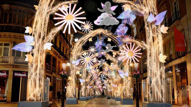 Un bosque navideño cubrirá la calle Larios de Málaga durante las fiestas