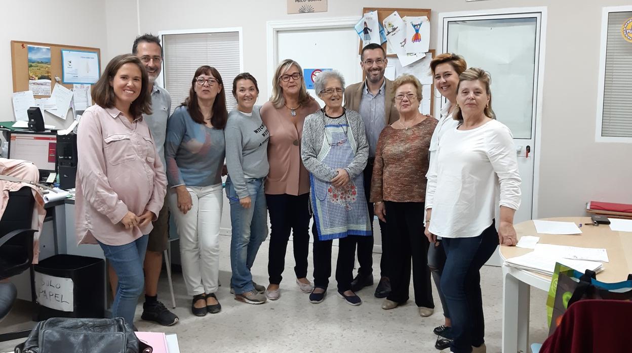 El alcalde de La Línea, con responsables de la coordinadora Despierta