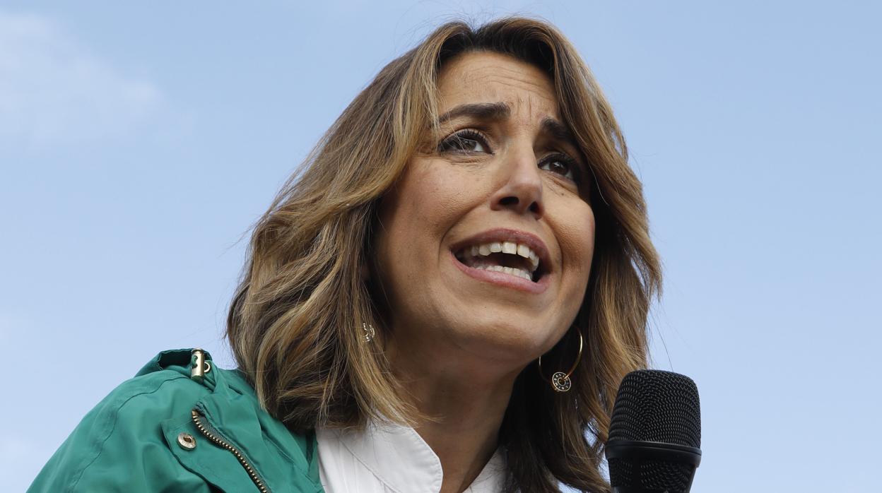 La expresidenta de la Junta de Andalucía, la socialista Susana Díaz