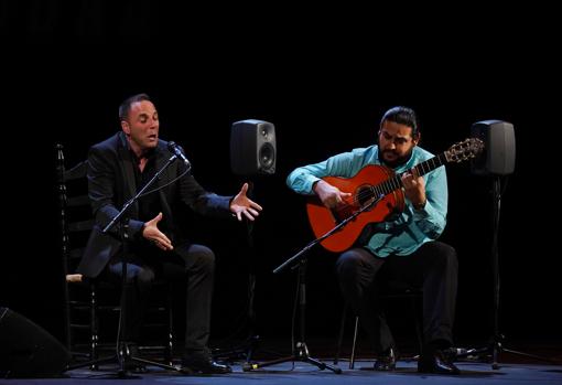 Enrique Afanador, uno de los finalistas de cante