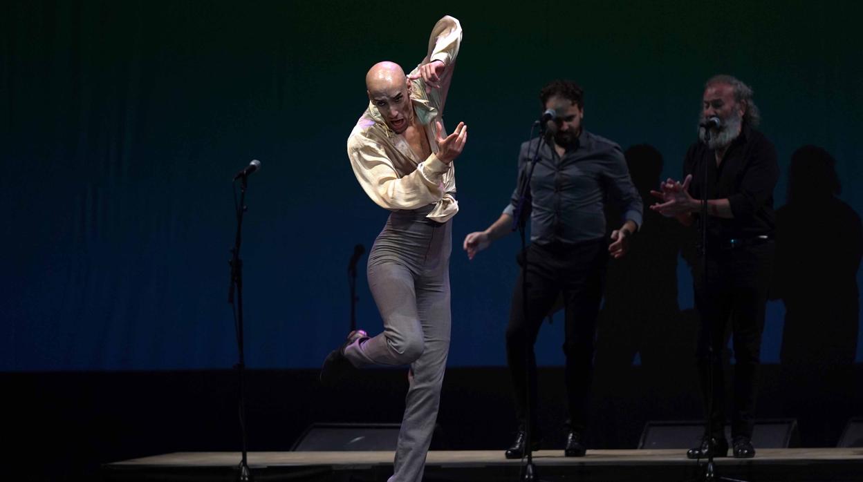 El bailaor cordobés Hugo López, durante la fase de selección del Concurso Nacional de Arte Flamenco de Córdoba