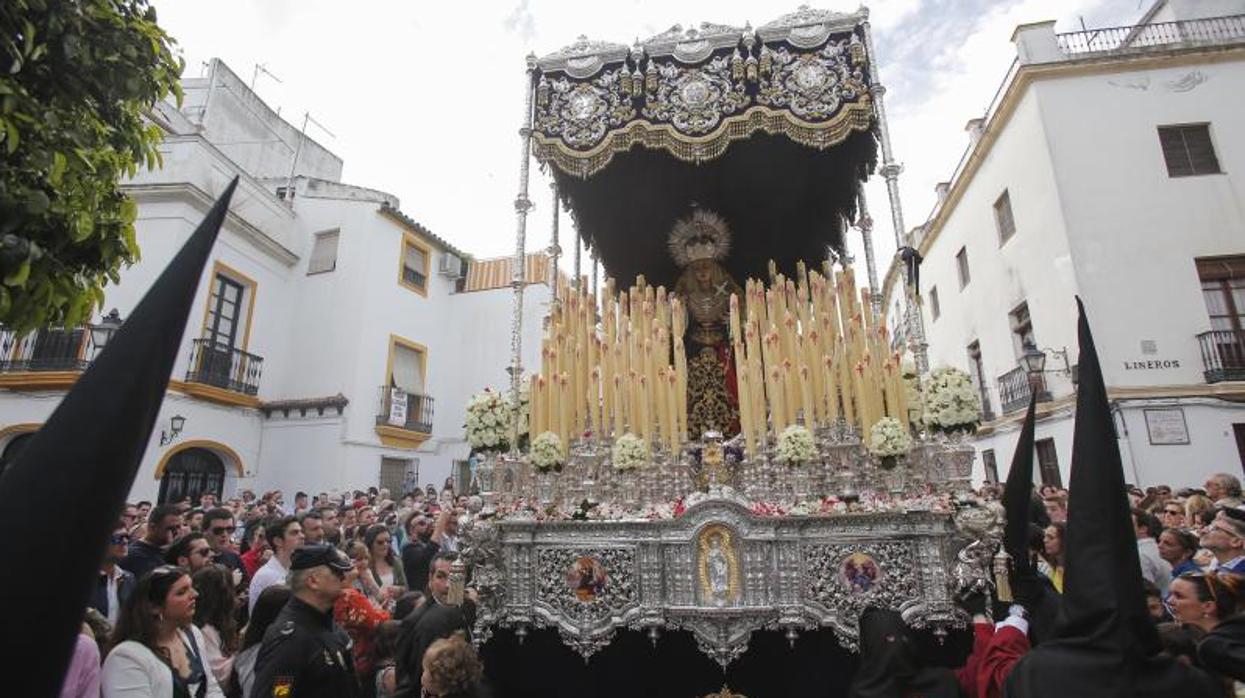 María Santísima de la Concepción el pasado Domingo de Ramos