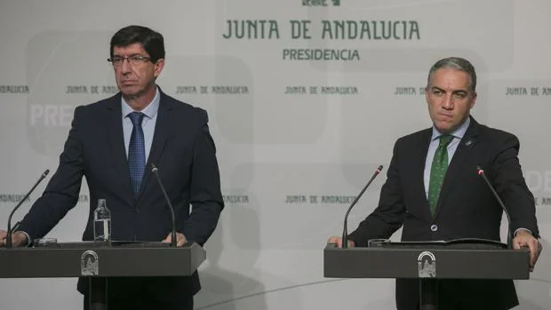 Juan Marín: «No sabemos cuánto dinero vamos a poder recuperar de los ERE»