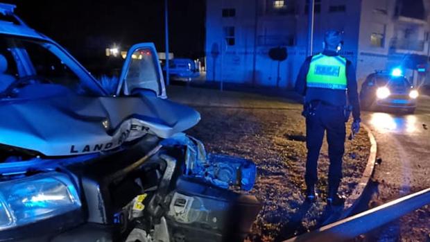 Un conductor provoca un accidente en Lepe cuando conducía triplicando la tasa de alcohol