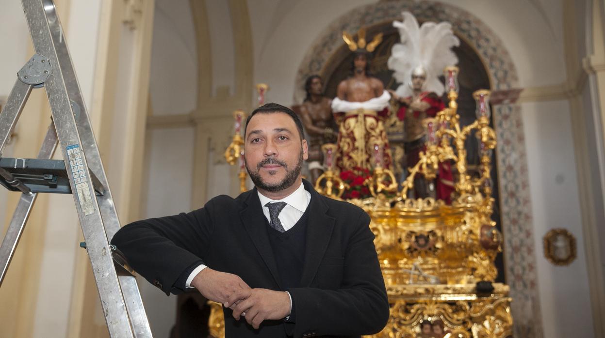 Eduardo Heredia, en la iglesia de San Andrés de Córdoba