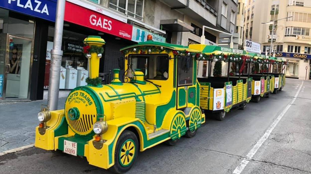 Tren de Navidad que recorre el centro de Jaén