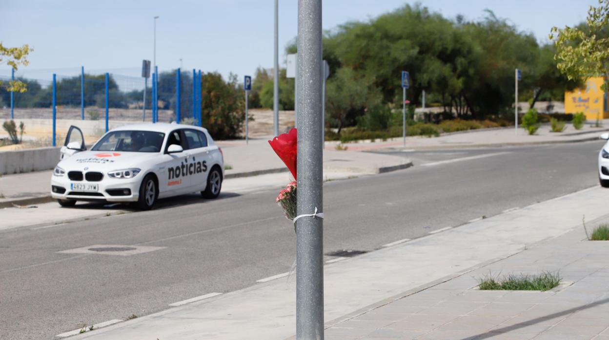 Lugar en el que fue hallado el cuerpo sin vida del joven egabrense en la calle Victoria Kent de Cabra