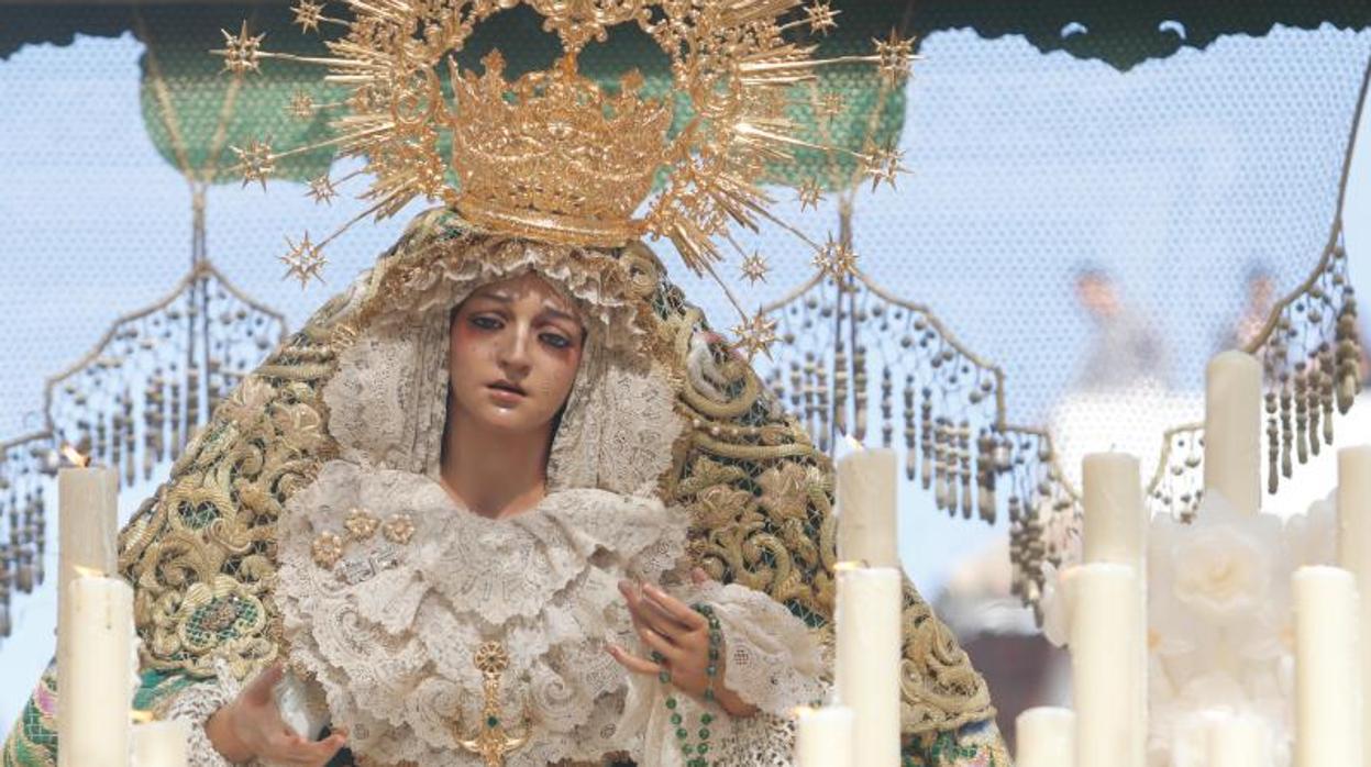 María Santísima de la Esperanza el pasado Domingo de Ramos