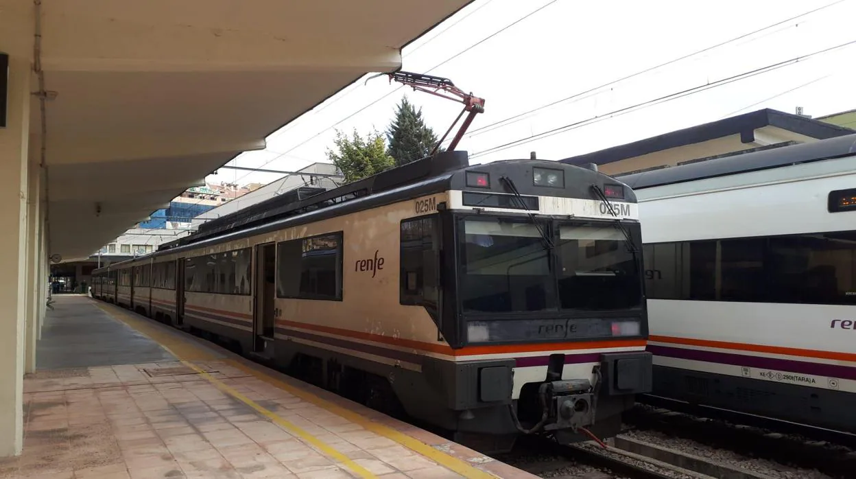 Tren utilizado para enlazar Jaén con Madrid