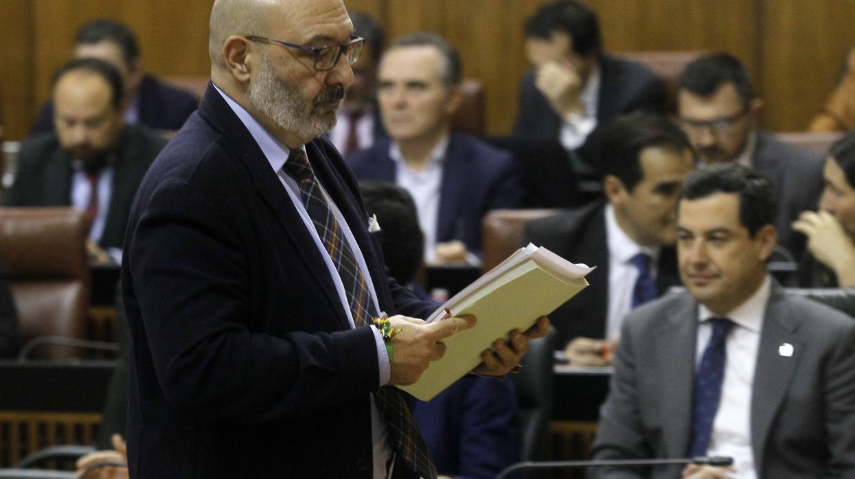 Alejandro Hernández, portavoz de Vox en el Parlamento