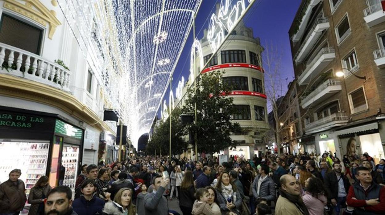 Cordobeses disfrando del espectáculo de Cruz Conde este pasado diciembre