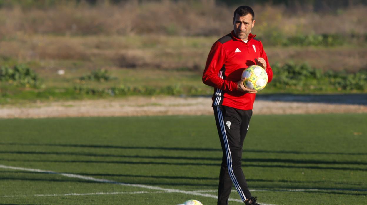 Agné, durante un entrenamiento