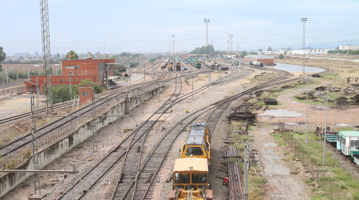 Vías del tren en El Higuerón