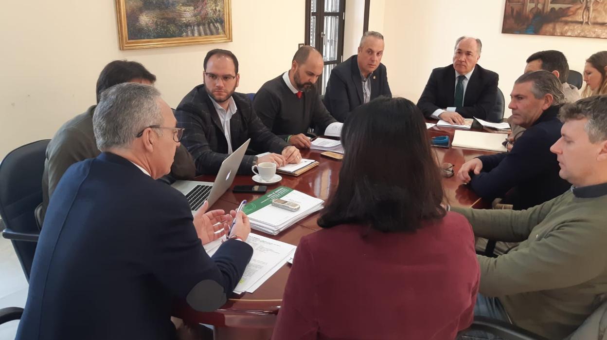 Imagen de la reunión del Consejo de Alcaldes del Campo de Gibraltar