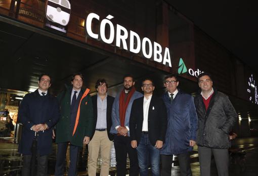 Llegada a Córdoba de los responsables de Infinity Capital WLL, Al-Zain y Al-Nasuf