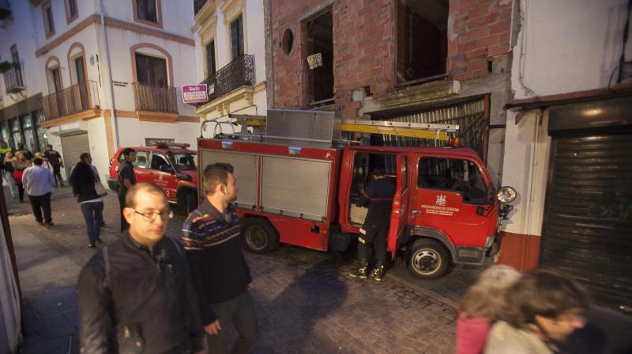 Una actuación de los bomberos de Córdoba, en una imagen de archivo