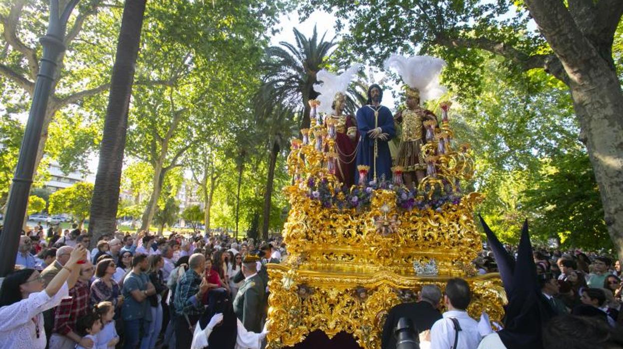 El paso de la Redención con Juan Martínez Aguilar como capataz