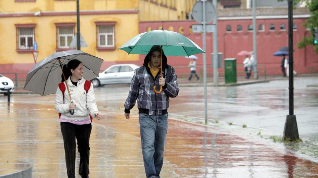 Un día lluvioso en Córdoba