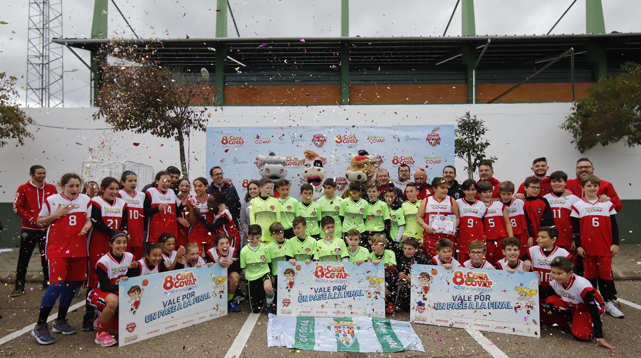 Los equipos ganadores en la sede de Pozoblanco (Córdoba)