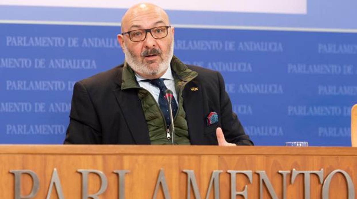 Alejandro Hernández, líder de Vox en Andalucía