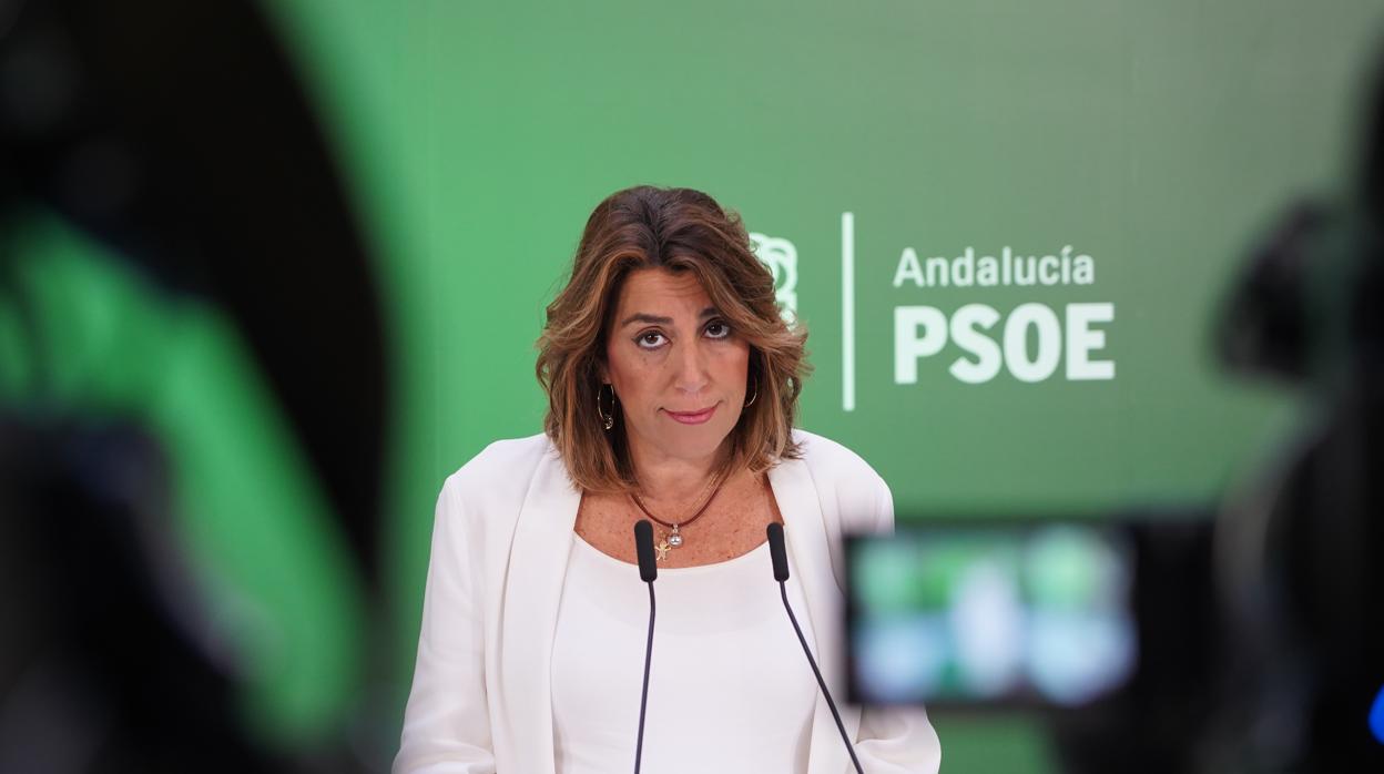 La secretaria general del PSOE andaluz, Susana Díaz