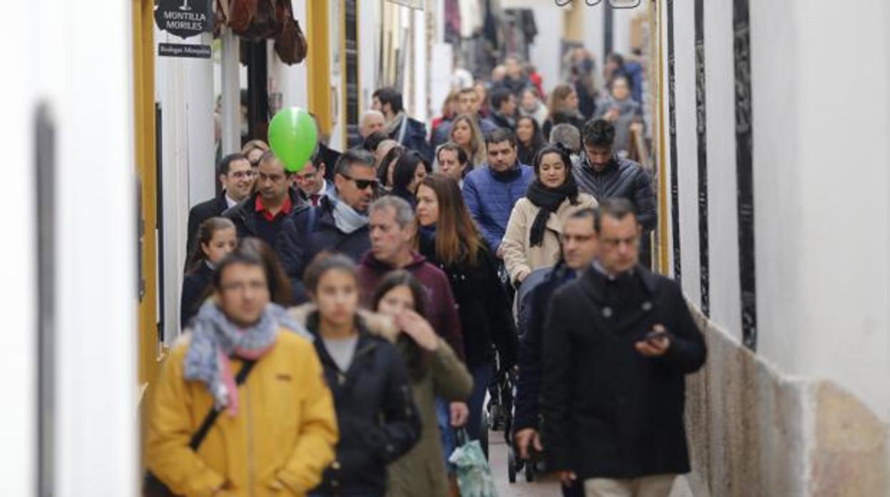 Turistas en el casco histórico de Córdoba