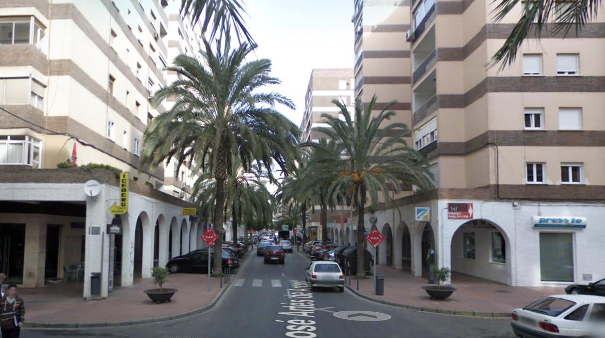 Calle Artés de Arcos de Almería donde se produjeron los hechos