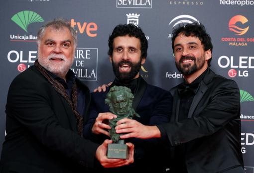 Benito Zambrano, Daniel REmón y Pablo Remón, Goya a mejor guión adaptado