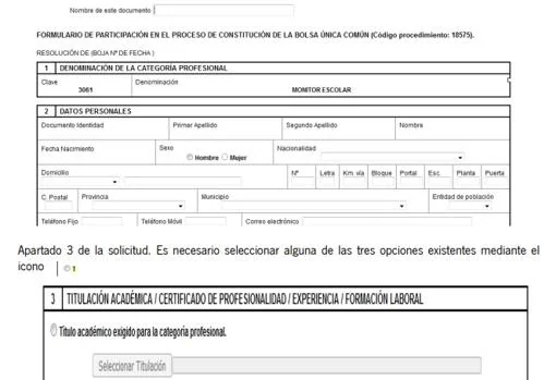 Bolsa Única Común de de de Andalucía: para inscribirse