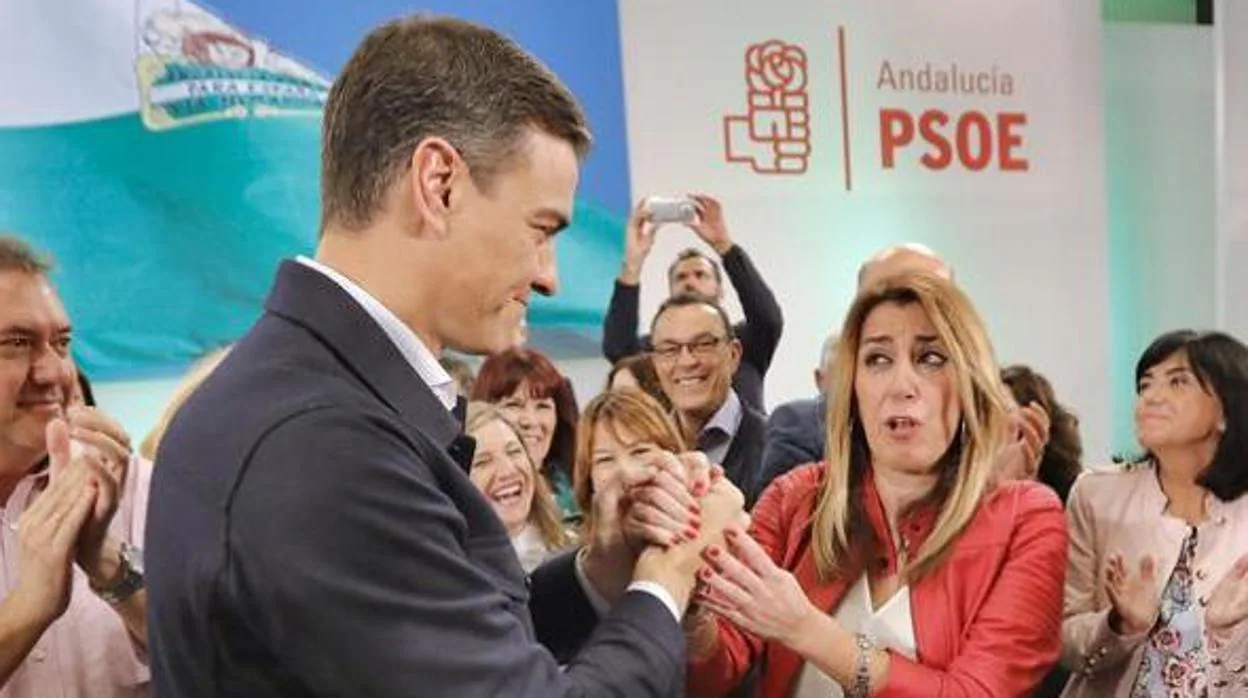 Pedro Sánchez y Susana Díaz