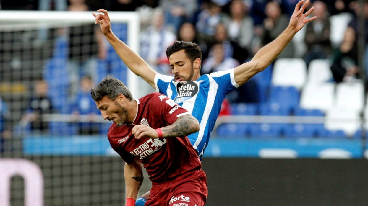 Piovaccari, en su último partido con el Córdoba