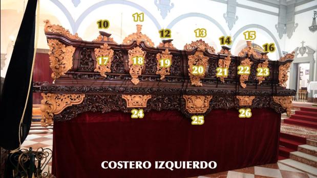 La hermandad del Amor de Córdoba busca colaboración para el dorado del paso del Silencio