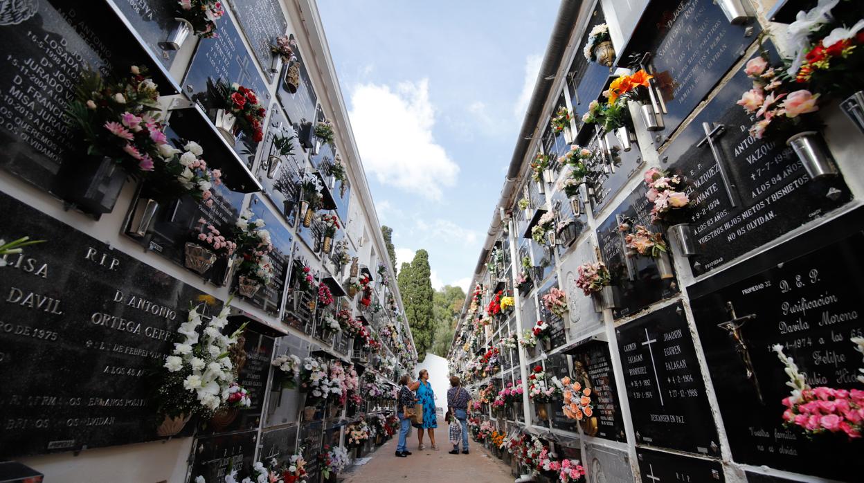 Nichos en el cementerio de San Rafael de Córdoba