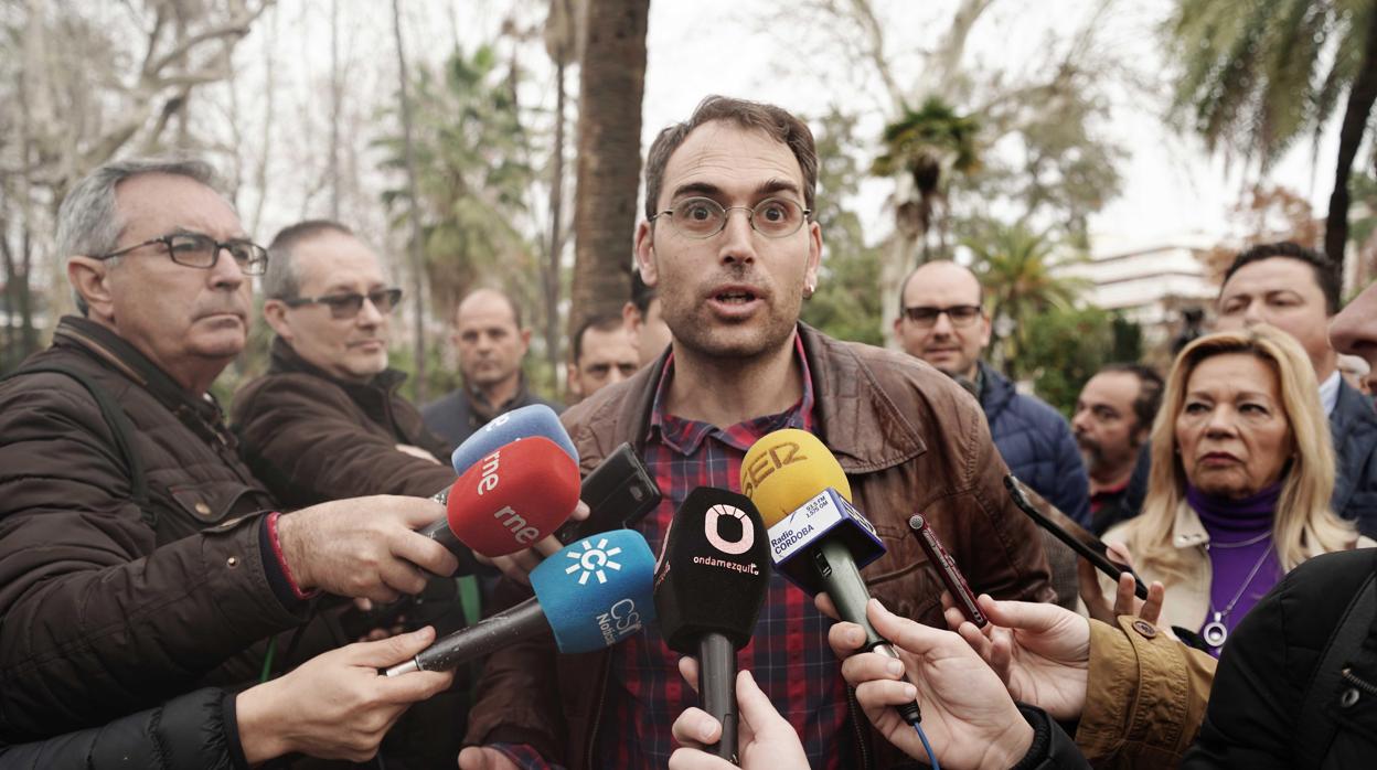 Imagen de archivo del coordinador general de IU en Andalucía, Toni Valero