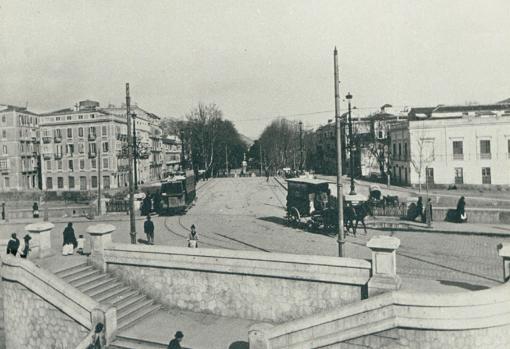 Alameda y Puente de Tetuán en 1915