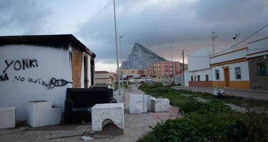 Imagen tomada en la barriada de San Bernardo, en La Línea de la Concepción