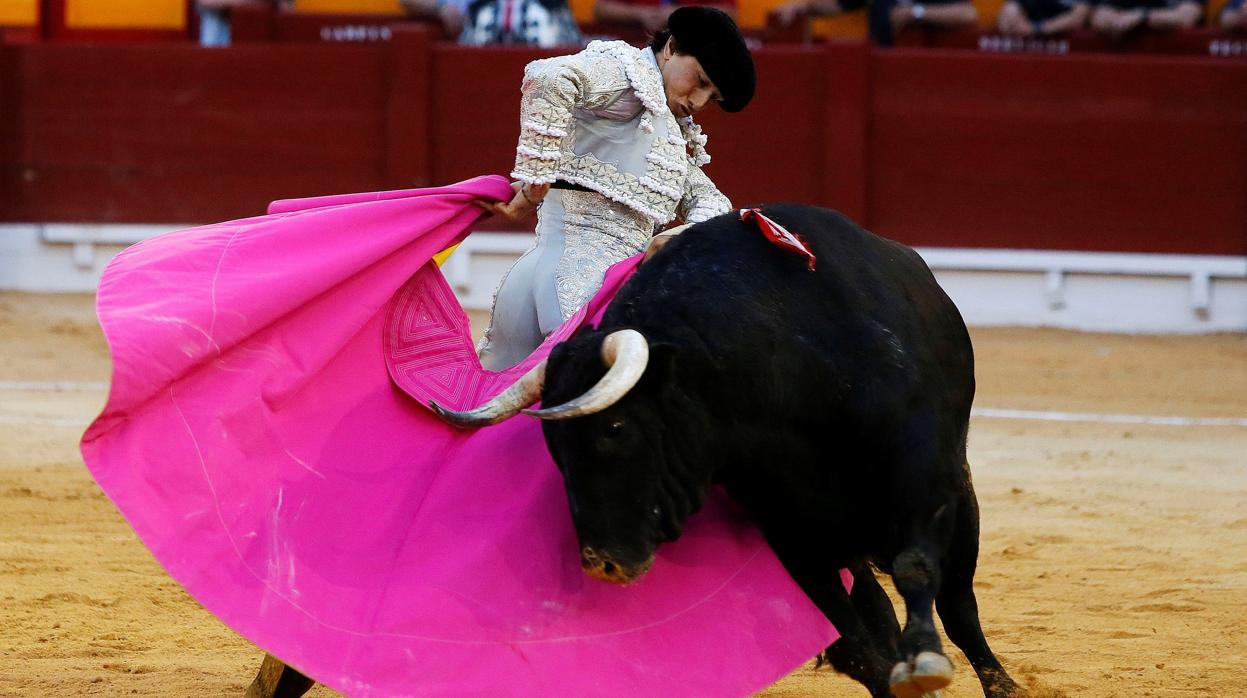 Andrés Roca Rey, durante una corrida de la temporada pasada