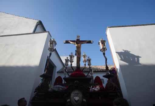 El Cristo de la Clemencia, a su salida el Viernes Santo de Córdoba