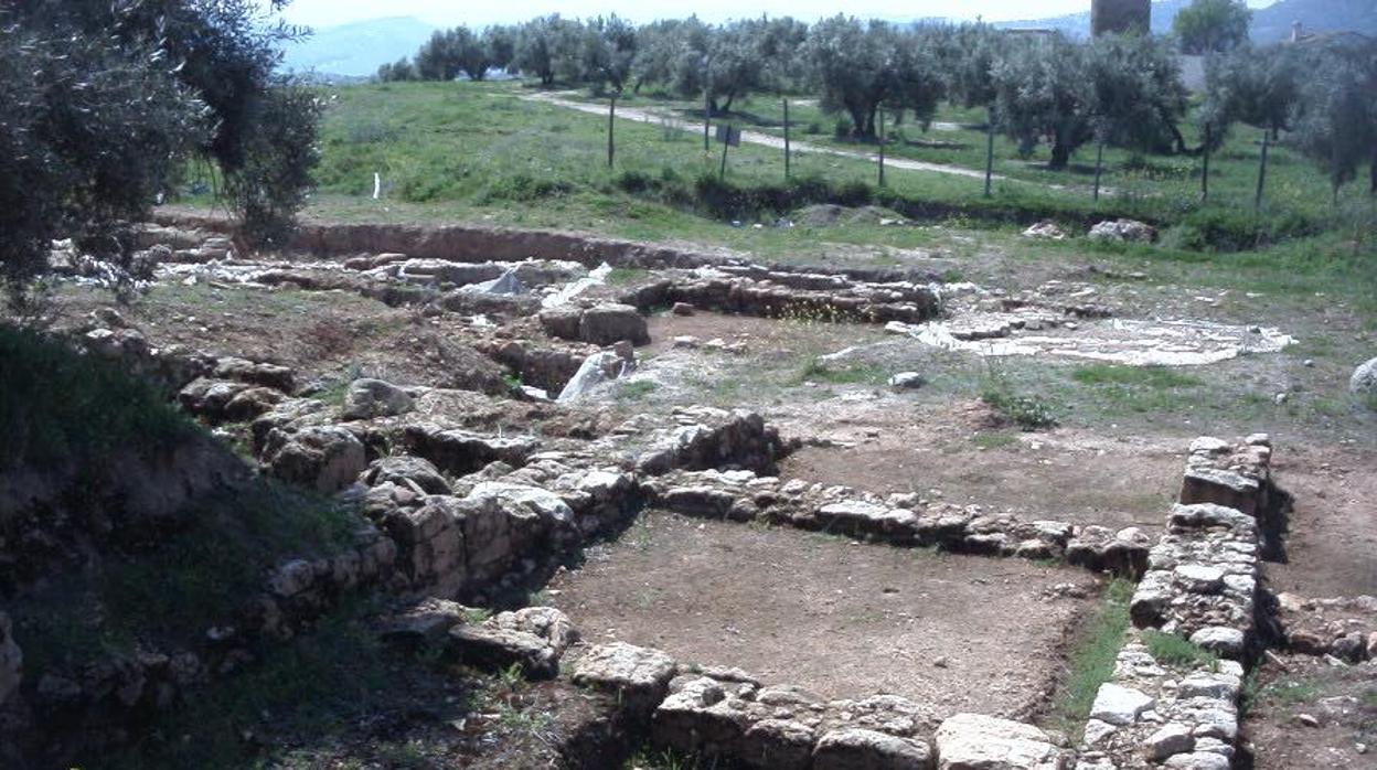 Vestigios descubiertos en la zona arqueológica de Fuente Álamo