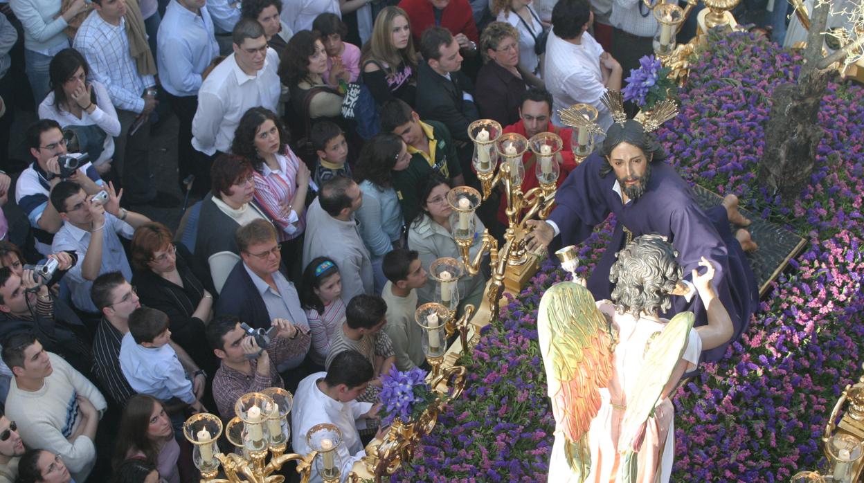 El Señor del Huerto durante una procesión