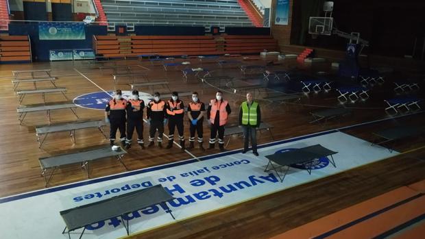 Huelva habilita un polideportivo para dar cobertura a personas «sin techo»