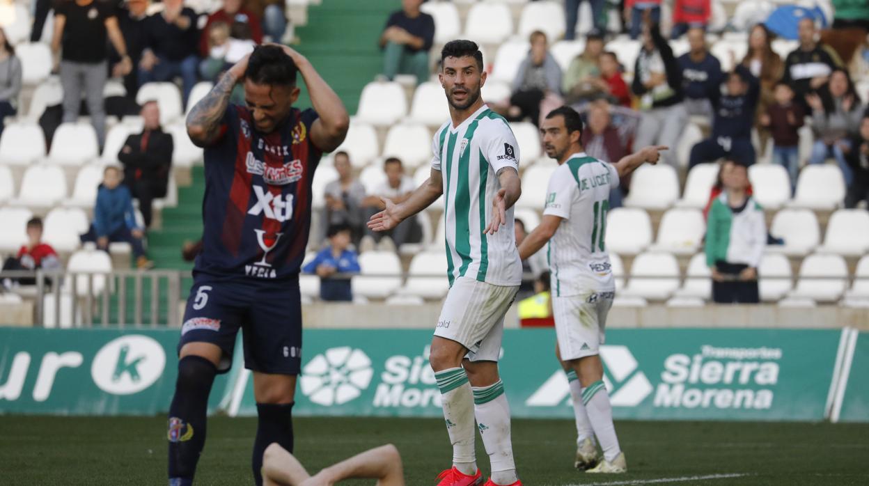 Willy, durante el partido ante el Yeclano