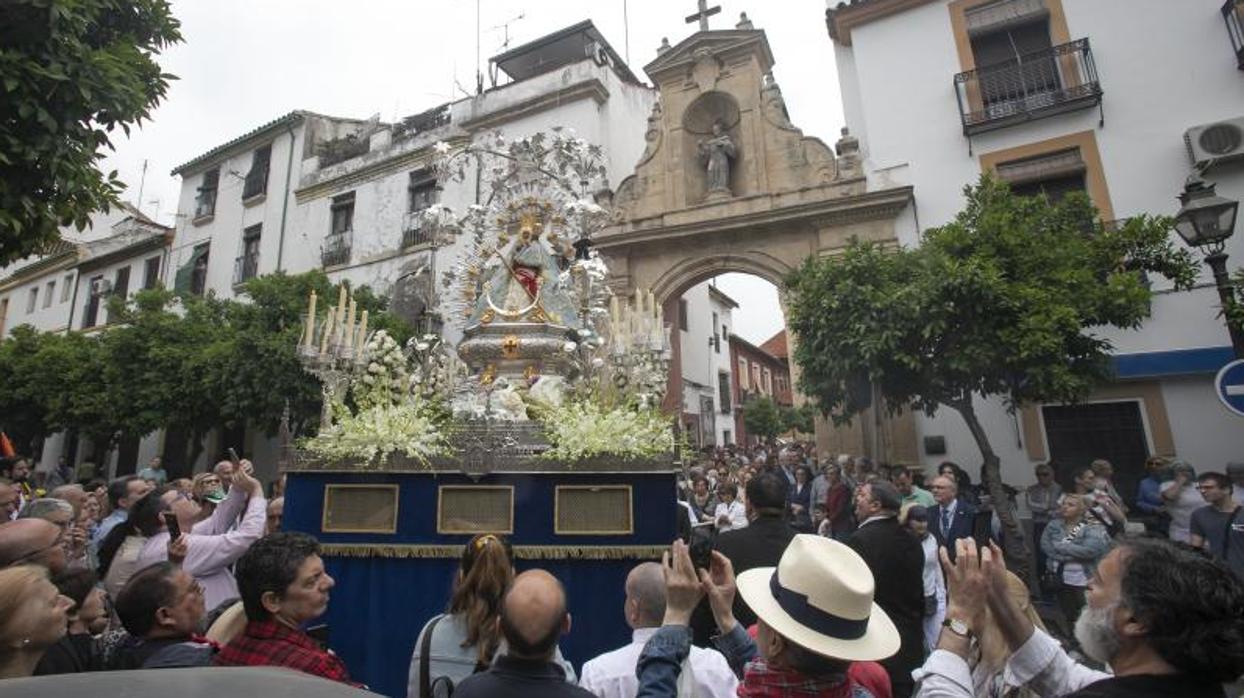 Procesión de la Virgen de la Cabeza el pasado año