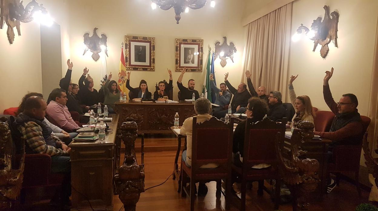 Pleno en el Ayuntamiento de Aguilar de la Frontera